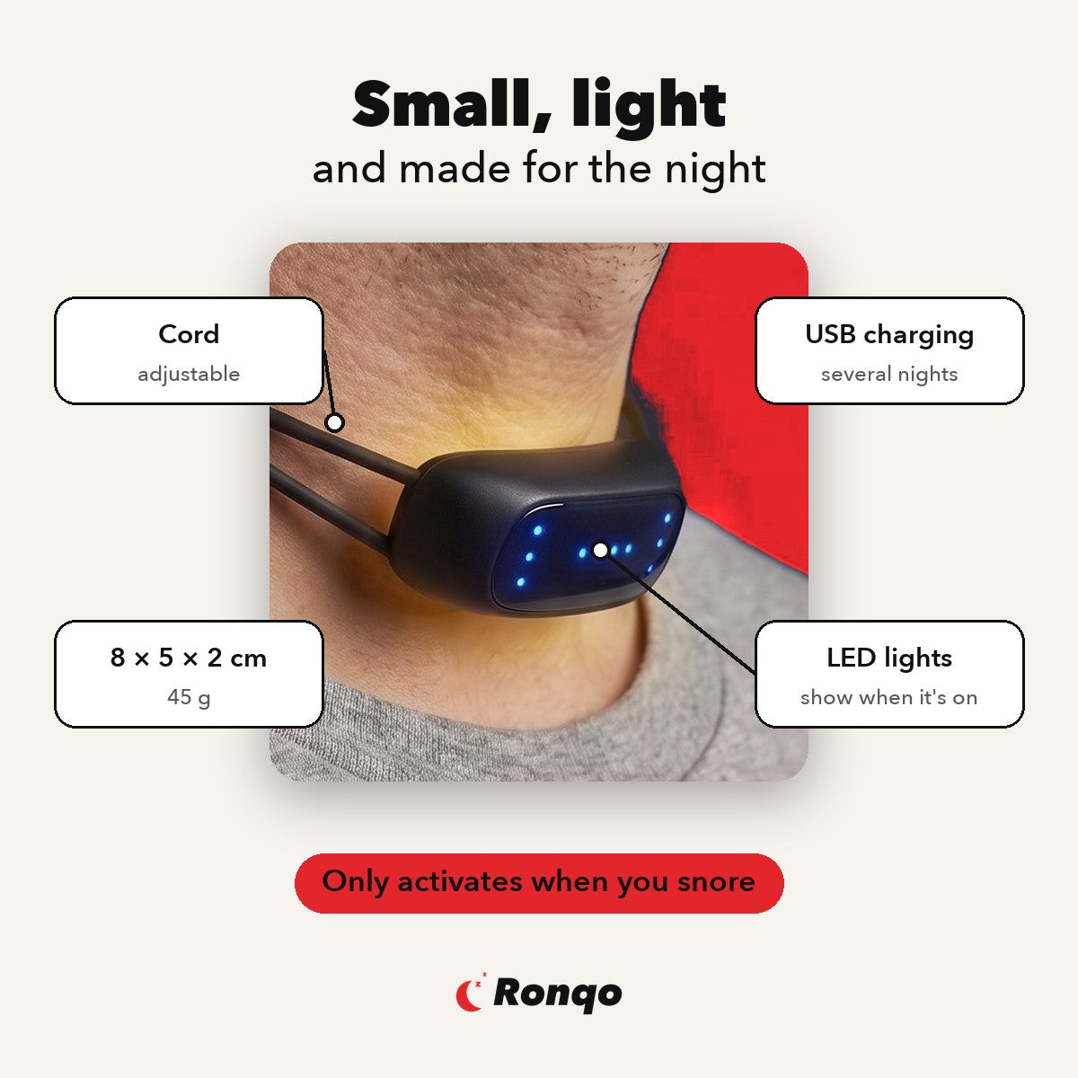 Ronqo Anti-Snoring Device